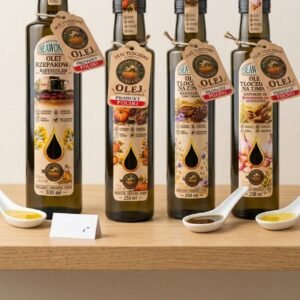 Olej z chilli (rzepakowy z pikantną papryczką) – tłoczony na zimno, 250 ml